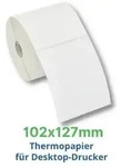 Zebra Z-Select 2000D, Etikettenrolle, Thermopapier, 102x127mm, 800264-505