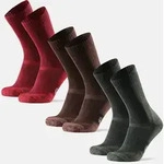 CLASSIC WANDER CREW SOCKEN - 3-Pack - Braun | Rot | Gr&uuml;n - 35-38
