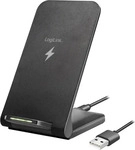 LogiLink Smartphone St&auml;nder mit kabelloser Ladefunktion 15 W (PA0315)