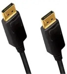 LogiLink DisplayPort-Kabel Stecker an Stecker 4K/60 Hz CCS schwarz 5 m