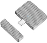 LogiLink USB 3.2 Gen2x1 SSD-Geh&auml;use, USB-C zu PCIe NVMe, Silber