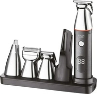 Adler AD 2946 5-in-1 Haarschneider-Pflegeset f&uuml;r M&auml;nner mit LCD-Display
