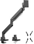 LogiLink Monitorhalterung 17&ndash;57", bis 27 kg, Flat & Curved Screens, Aluminium