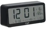 Adler AD 1195b Digitaler Wecker batteriebetrieben mit Temperaturanzeige Schwarz