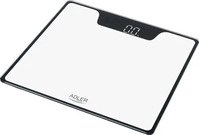 Adler AD 8174 Badezimmerwaage wei&szlig; Digital Personenwaage LED Display Batterie...