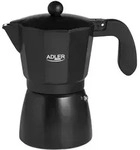 Adler AD 4421 Espresso-Kaffeemaschine - 320ml Espressokocher, Schwarz