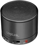 LogiLink Bluetooth 5.3 Lautsprecher mit MP3-Player & FM-Radio, Schwarz