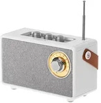 Camry CR 1902 FM Radio mit Bluetooth USB AUX Wei&szlig;
