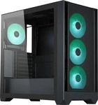 Silentware Flow 110 Black - A-RGB Midi Tower mit Meshfront, Glas-Seitenfenster & 4