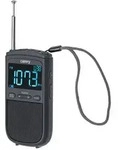 Camry CR 1905 Tragbares Mini Radio mit Akku und USB Schwarz