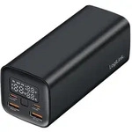 LogiLink Powerbank 20.000 mAh, QC 3.0 & PD 3.0, 65 W Schnellladen, Schwarz