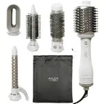 Adler AD 2027 Haarstyler 5 in 1 Wei&szlig; Champagne 1200 W mit Kaltlufttaste