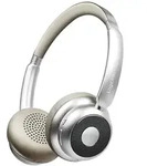 LogiLink AuraSolo Bluetooth 6.0 Headset, ANC, 20 Std. Akku, Silber