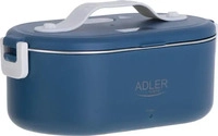 Adler AD 4505 Elektrische Brotdose in Blau, 800ml, aus Edelstahl und