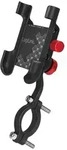 LogiLink Smartphone Fahrradhalterung, 360 degree, straight, aluminum, black/red