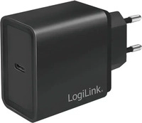 LogiLink Steckdosenadapter mit USB-C Power-Delivery, 18W, Schwarz (PA0258)