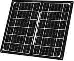 LogiLink 7 W faltbares Solarpanel, IP65, USB-A, f&uuml;r Powerbanks & Ger&auml;te