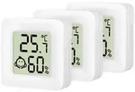 LogiLink Thermo Hygrometer flach 3er Set mit Komfortanzeige
