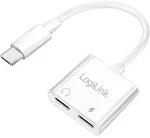 LogiLink USB-C Adapter mit 60W PD-Ladeport & zus&auml;tzlichem USB-C Anschluss &ndash;...
