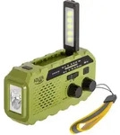 Adler AD 1197 Kurbelradio, tragbares Notfallradio mit Taschenlampe, Solar,...