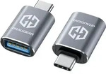 GRAUGEAR USB 3.2 Gen2 Type A auf Type C Adapter 10 Gbit s 2 St&uuml;ck