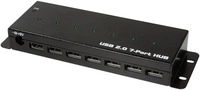 LogiLink USB 2.0 Hub, 7-Ports, Industrieausf&uuml;hrung, Abgeschirmtes...