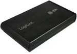 LogiLink Festplattengeh&auml;use 3,5 Zoll, SATA, USB 3.0, Alumium, Schwarz