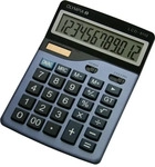 Olympia LCD 5112 Tischrechner 12 stellig gro&szlig;e Tasten Stahlblau (941911005)