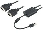 LogiLink USB 2.0 auf 2x Seriell Adapter 1,5m