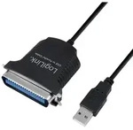 LogiLink USB-Kabel mit USB-A Stecker zu Centronics36 Stecker, bidirekt,...