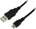 LogiLink USB 2.0 Kabel USB A auf Micro USB 1 m Schwarz