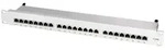 LogiLink Patchpanel Cat.6 mit 24 Port, geschirmt, 19 Zoll Einbau, Hellgrau,...