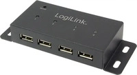 LogiLink USB 2.0 Hub mit 4-Port aus Metall (UA0141A)