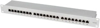 LogiLink Patchpanel 19 Einbau Kat.6A STP 24 Ports, grau (NP0060)