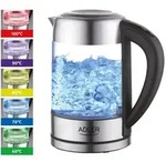 Adler AD 1247 Wasserkocher, 1,7 Liter, 2200 Watt, mit Display und