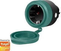 LogiLink Wi-Fi Smart Plug Outdoor Stromstecker 1-fach Schutzkontaktbuchse, Tuya