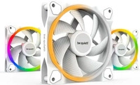be quiet! LIGHT WINGS WHITE 120mm PWM 3er Pack 4-pin Geh&auml;usel&uuml;fter Wei&szlig; mit