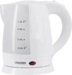Mesko MS 1276 Mini Wasserkocher 1 Liter kabellos Wei&szlig;