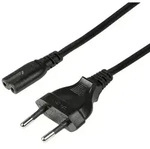 LogiLink Netzkabel Eurostecker an Kleinger&auml;tebuchse 3 m schwarz Stromkabel