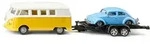 VW T1 mit Anh&auml;nger und VW K&auml;fer