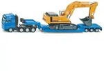 MAN Schwertransporter mit Liebherr Bagger