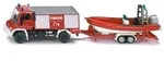Unimog Feuerwehr mit Boot Frankreich