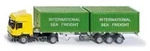 Mercedes-Benz LKW mit Containern