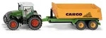 Fendt mit Hakenliftfahrgestell und Mulde