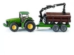 John Deere Traktor mit Forstanh&auml;nger