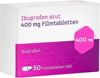 PZN-DE 18412967, JUTA Pharma Ibuprofen akut 400 mg 50 St&uuml;ck, Grundpreis: &euro; 0,19
