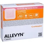 Allevyn Ag Gentle Border 7,5x7,5 cm Wundverband