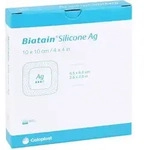 Biatain Silicone Ag Schaumverband 10x10 cm