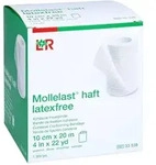 Mollelast haft Binden latexfrei 10 cmx20 m wei&szlig;