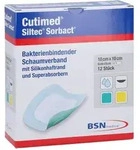 Cutimed Siltec Sorbact Pu-Verb.10X10 cm Avitamed